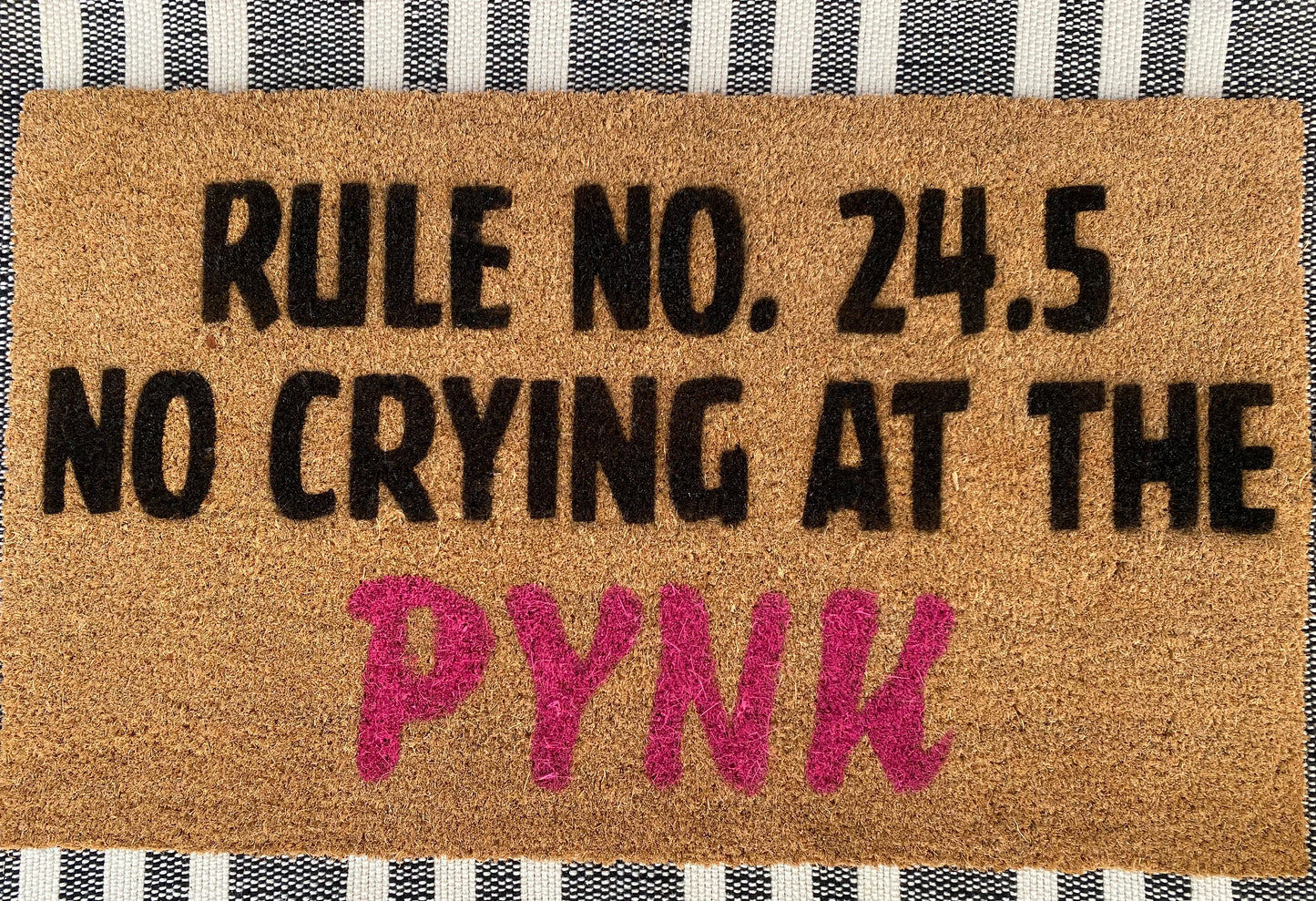 No Crying At The PYNK